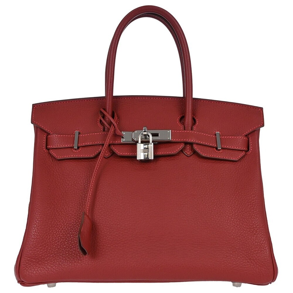 Hermes Birkin Red Togo with Palladium Hardware 30